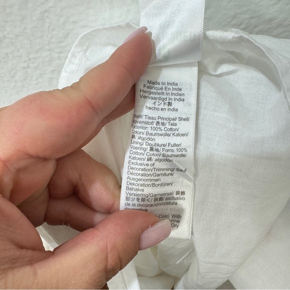 NEW J.Crew White Dot Smocked MIDI Dress - Picture 9 of 10